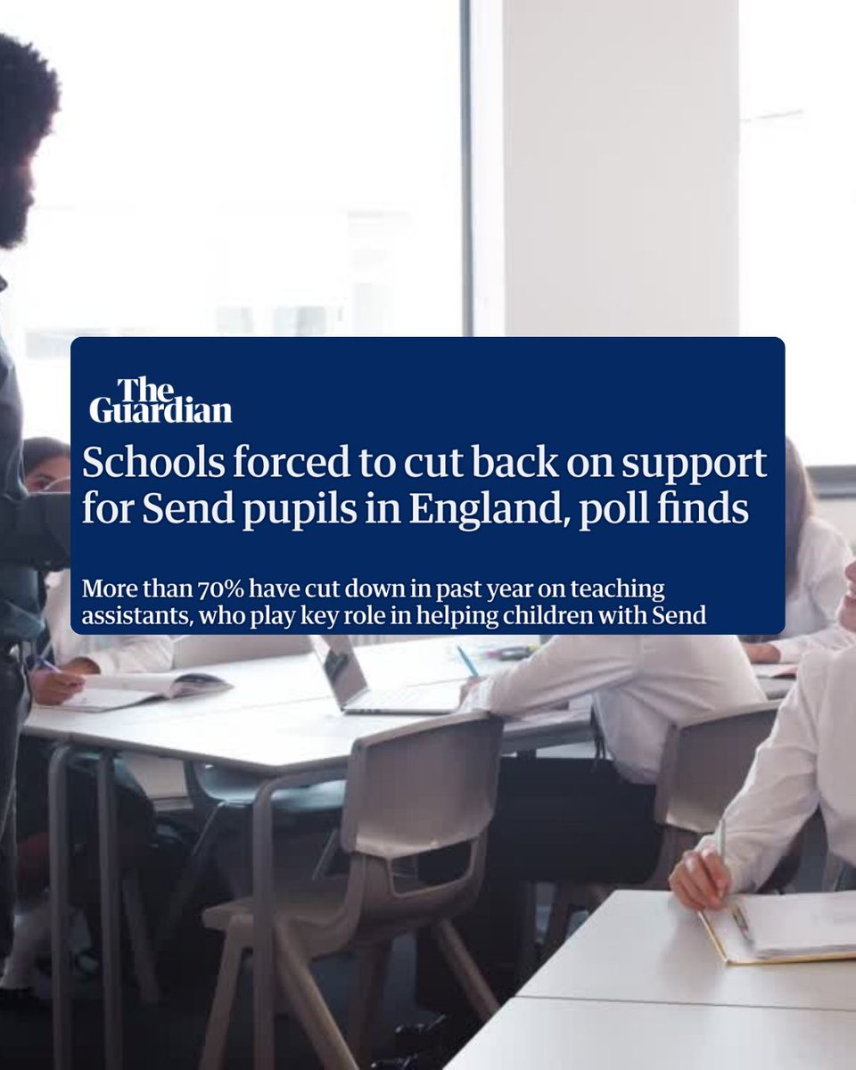 SchoolCuts's tweet photo. ❗ “It is indefensible that government continues to underfund schools. It is impossible for schools to meet the government’s ambitions on SEND support.” https://t.co/nqNjhHaHw8