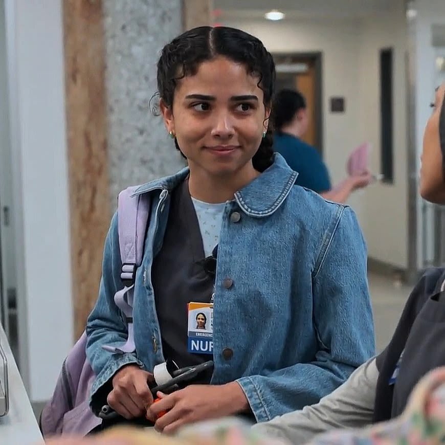 let’s have a bad shift and wear jean jackets with mama #WITHMAMA ❤️