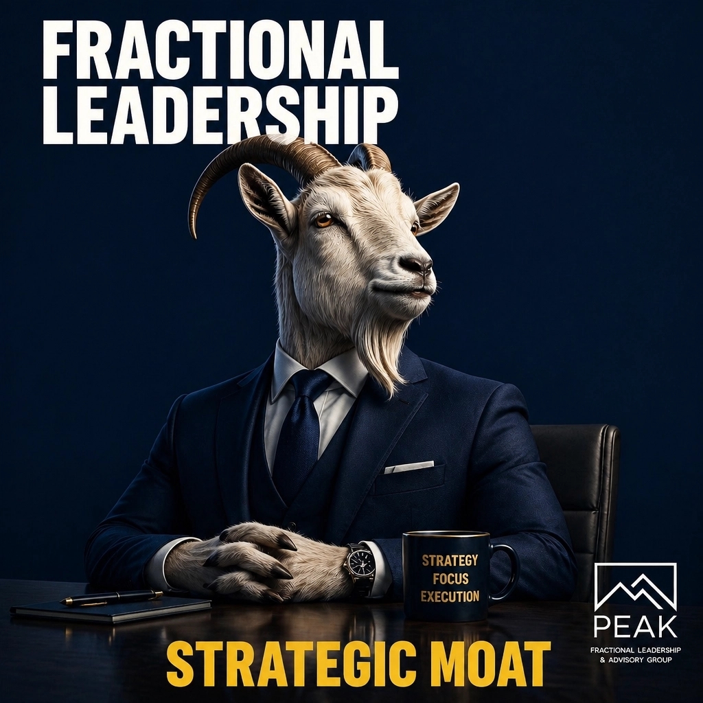 PeakFractional's tweet image. Fractional leadership isn’t “temp help.” It’s a strategic moat. 

Our Strategic Talent Architect™ &amp;amp; Striated Teams™ model deploy elite talent to drive EBITDA &amp;amp; crush mediocrity.

No fluff. Just execution. 

Drop ‘GOAT’ to scale. 🐐

#EBITDA #Growth #Scale #GOAT