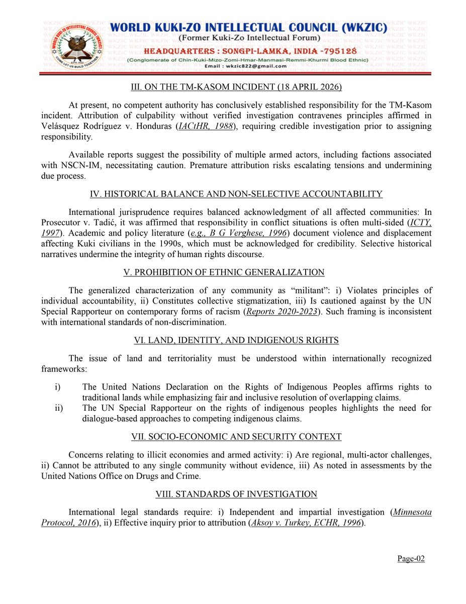 WORLD KUKI-ZO INTELLECTUAL COUNCIL (WKZIC) tweet media
