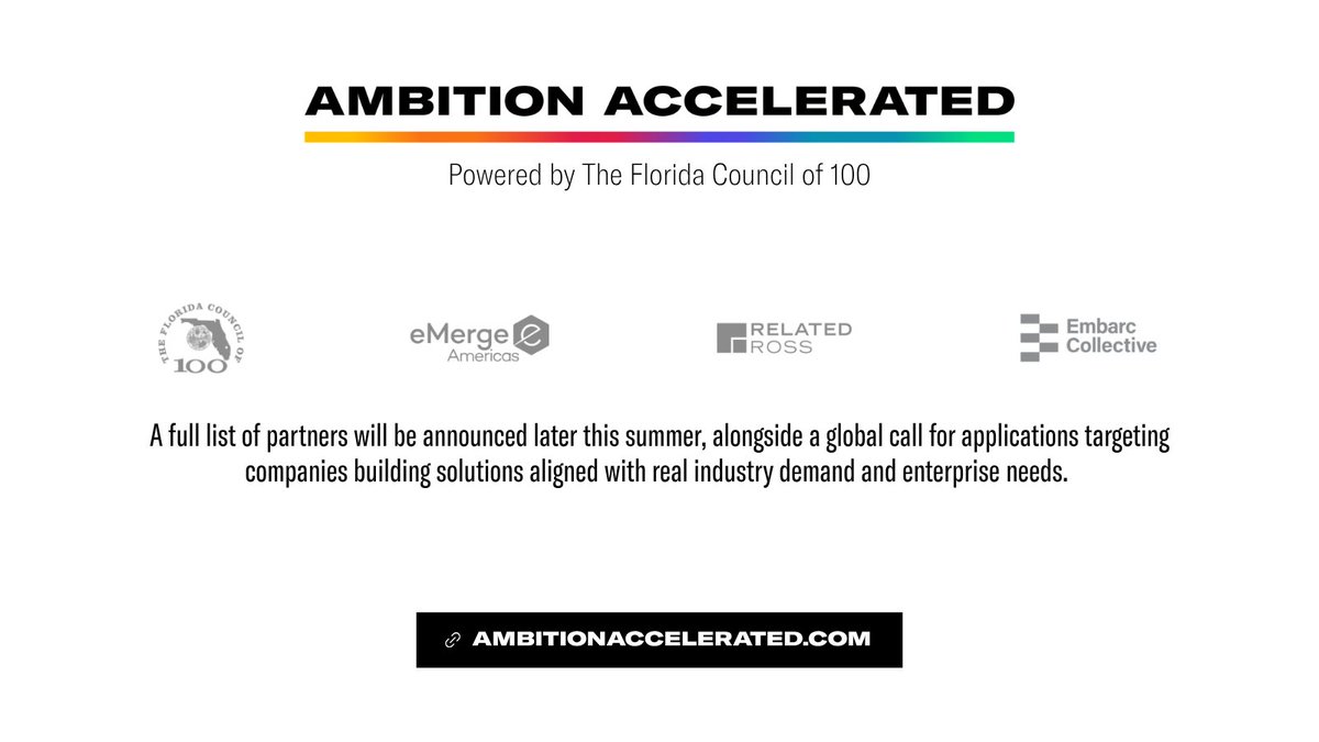 AMBITION ACCELERATED tweet media