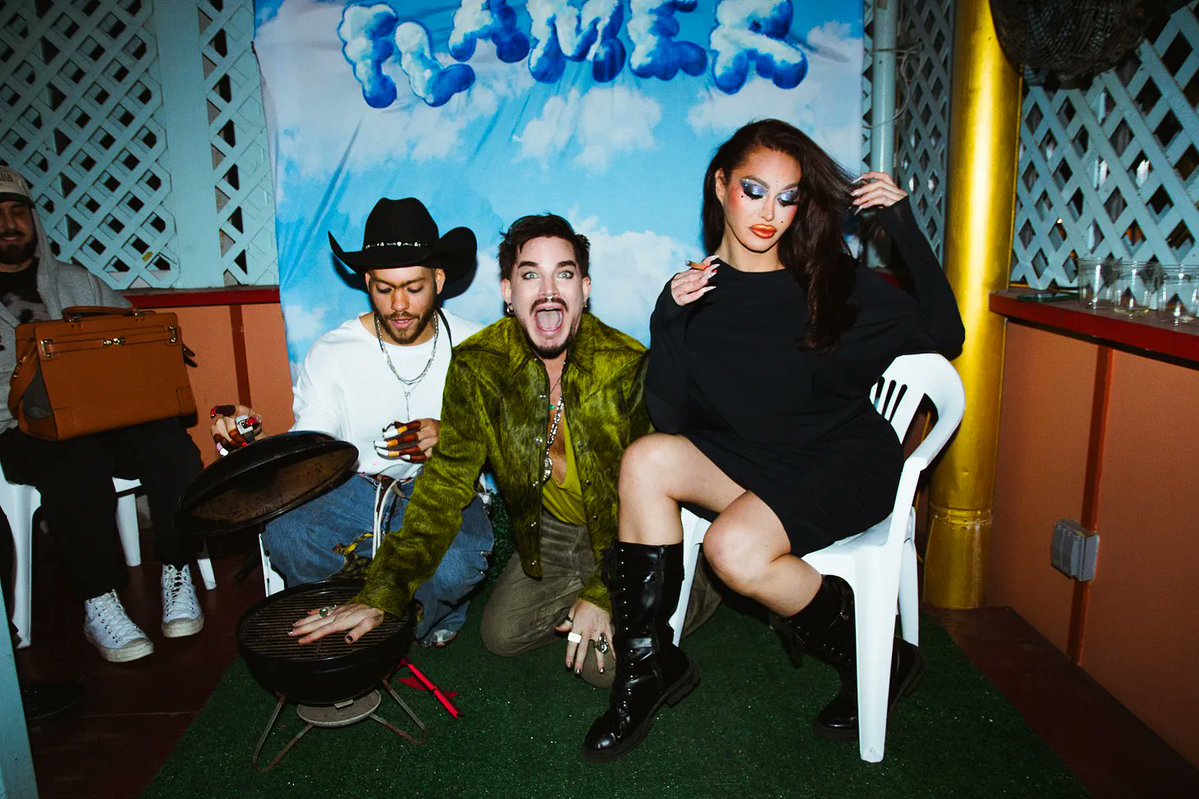 Inside Flamer’s Backyard Daydream: A Technicolor 420 Takeover
Adam Lambert and other iconic queer creatives were in attendance for the 420 party. Adam with Sasha Colby💚😍
gayletter.substack.com/p/inside-flame…