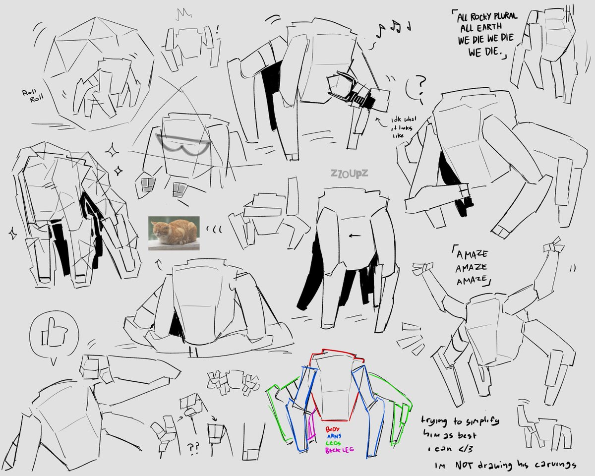 #projecthailmary doodles (trying to figure out how to draw them)