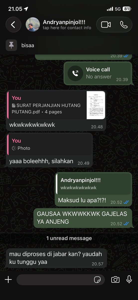 Apelhijau1126's tweet image. #pinjol