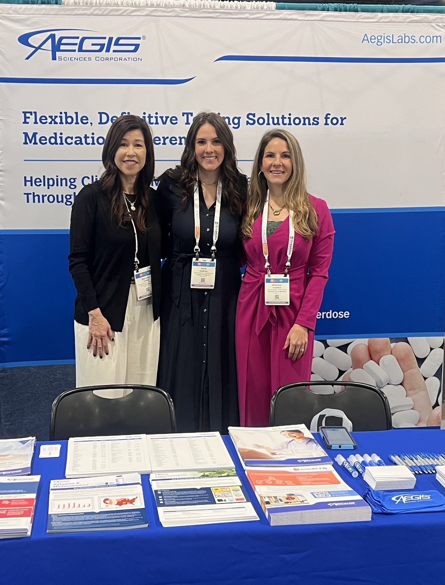 AegisSciences's tweet photo. Starting today, #AegisLabs will be joining the @NationalCouncil in continuing to build momentum to the future of #MentalHealth and #SubstanceUse treatment.
Make sure to stop by our booth #1031 to learn more about how we can support #MedicationAdherence.
#NatCon26 #Wellbeing https://t.co/D7L2MTlKWq