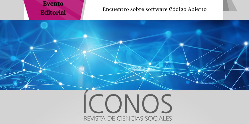 IconosFLACSO's tweet image. El próximo 29 de abril Meta Docencia realizará un curso sobre las buenas prácticas en el uso del software de código abierto. Más información: n9.cl/77tni6 #ComunicaCiencia #phdchat #Journals