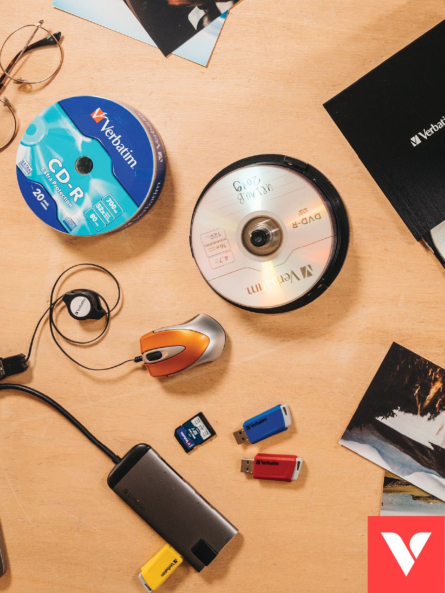usverbatim's tweet image. When it matters the most, go physical. Verbatim CDs and DVDs protect raw footage, finished edits, and music with long‑lasting reliability.
#Verbatim #AnywhereEveryday #contentcreator #digitalarchive