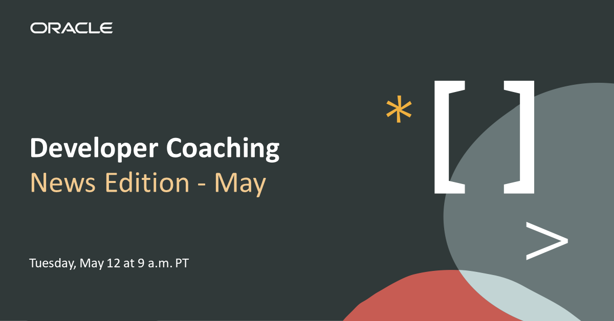 GeoffGrandstaff's tweet photo. Join this fast-paced, 30-minute global broadcast designed to keep developers in the know. Get rapid-fire updates, announcements, and insights straight from Oracle product teams. https://t.co/LushFLKDOj https://t.co/MOYISa2i2n