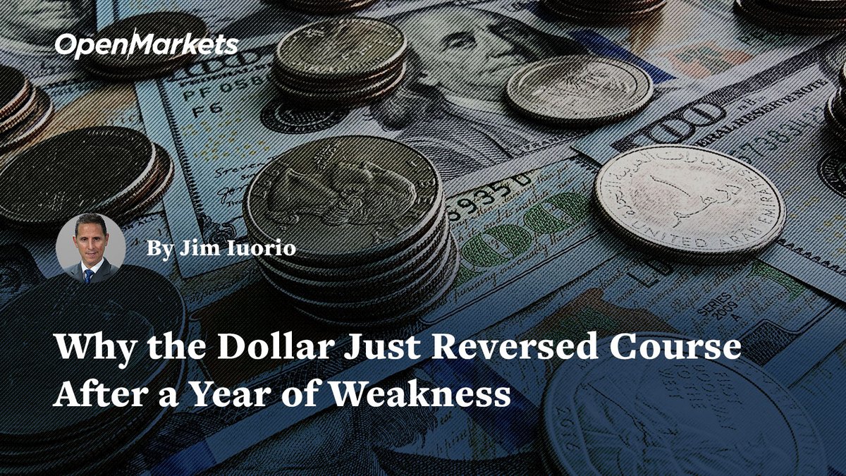 Open_Markets's tweet photo. After a year of selling pressure, the dollar recently reversed course, gaining over 2.5% against major currencies in one week. Is this a short-term bounce or the beginning of a sustained reversal?