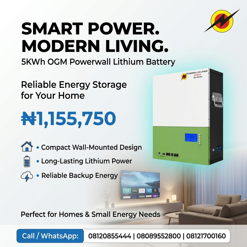 pscenergy's tweet photo. What can a 5kWh lithium battery power?
On average, a 5kWh battery can run:
Lights, fans, TV for 8–12 hours
A fridge + basic home appliances for 6–10 hours
But here’s the truth:
Backup time depends on what you connect.
Heavy loads like ACs and heaters will drain it much faster https://t.co/oIjhXevv9m