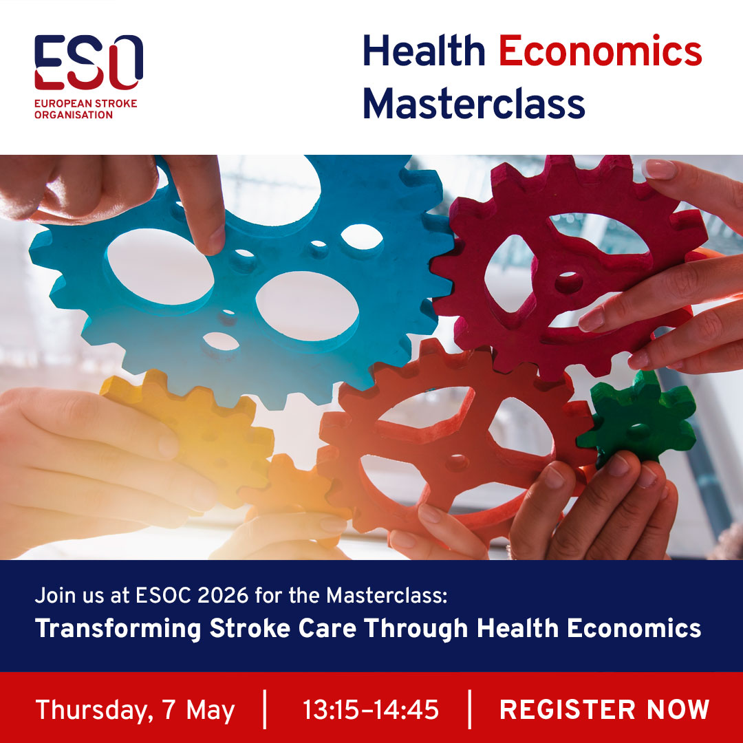 ESOstroke's tweet image. Join the #HealthEconomics Masterclass at #ESOC2026 on 7 May: Transforming Stroke Care Through Health Economics
 Gain practical skills to:
-show the value of stroke care
-influence funding&amp;amp;policy decisions across your organisation.
🔗 survey.lamapoll.de/ESOC-2026-Advo…
#Stroke @Philips