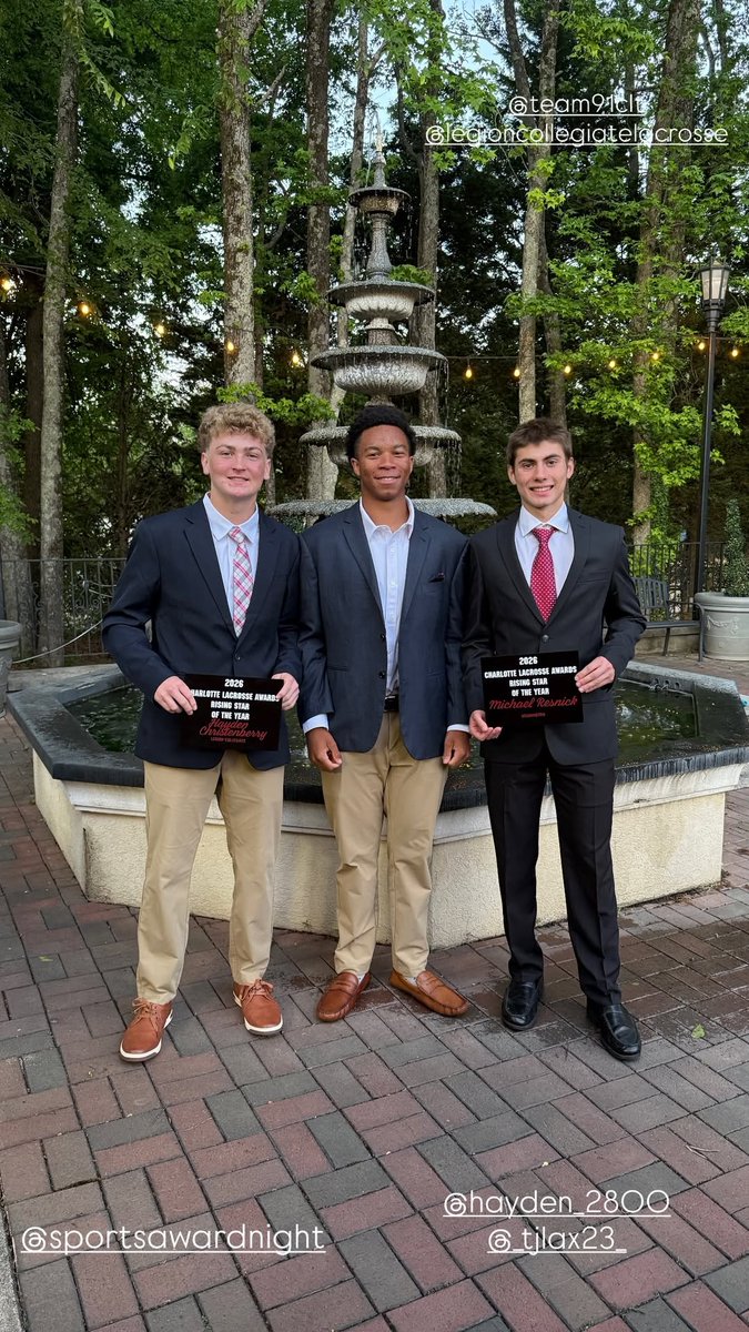 SCSportsReport's tweet image. Scenes from the sold out 7th Annual Charlotte Lacrosse Awards Dinner last night!   #Family #Success