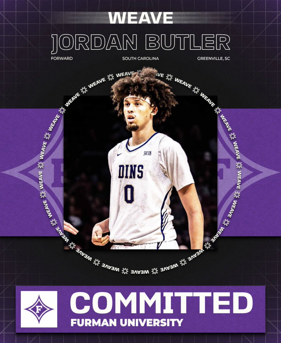 WEAVE's tweet image. Together with Jordan Butler we are excited to announce his commitment to Furman University. #WEAVE 🧶