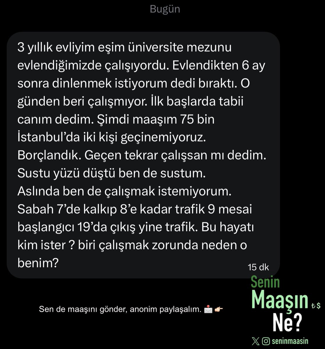 Senin Maaşın Ne? 💸 tweet media