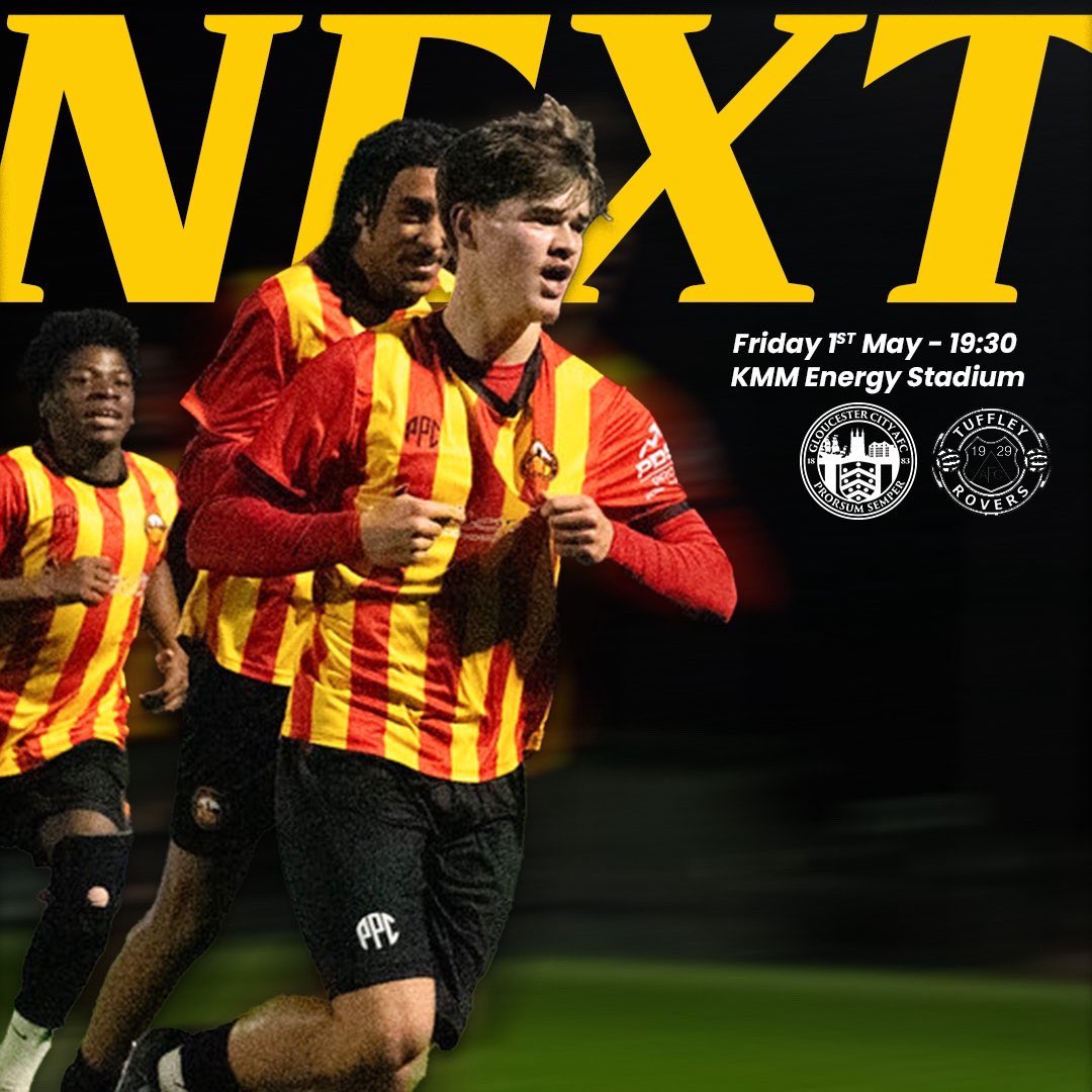gcafcyouth's tweet photo. Back at home this Friday for the last time this season! 

Get yourselves down to the KMM Stadium to support the lads.🐯

#GCAFC https://t.co/05EpeW1tZg