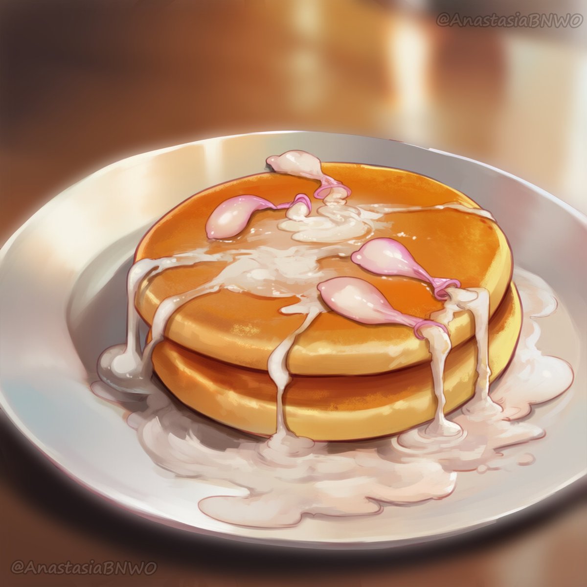 AnastasiaBNWO's tweet photo. Pancakes have 250 kcal per 100g, compared to 30 kcal for cum...

Since it would take about 70 white boys or 20 black STUDS to produce that much..... 

Not to mention the difference in materials and vitamins they contain...

The choice is obvious
Milk Tea 🍵 https://t.co/SOh1fXauuw