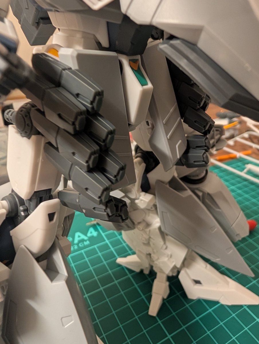 Moca22164650's tweet photo. 私のアリュゼウスの好きポイント
この外付けのミサイルコンテナが堪らん🤤
 #ガンプラ https://t.co/QpHaewOqsH