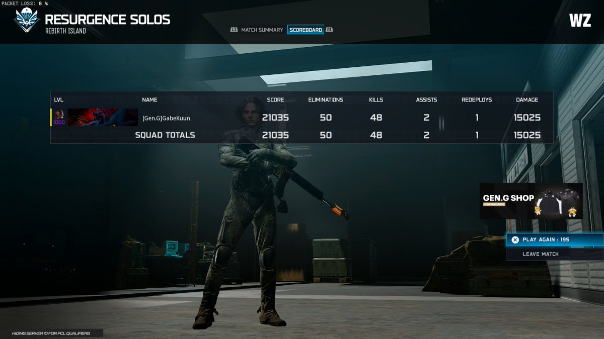 GabeKuun's tweet image. Rebirth Solos World Record 🏆 #warzone