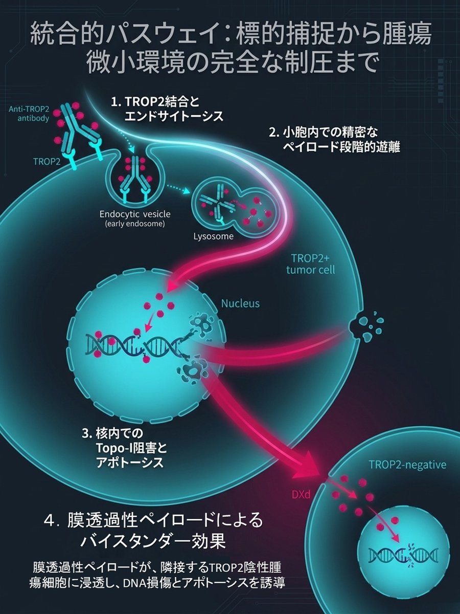 OncoPharmaBrain's tweet photo. 乳がんの約70〜90％に発現しているTROP-2に対する抗体にトポイソメラーゼⅠ阻害薬を結合したダトポタマブ デルクステカン（ダトロウェイ®）についてまとめています。
↓
https://t.co/SRYJbu4mDo

#apacc #bpacc #がん専門薬剤師 #外来がん治療認定薬剤師 #ダトロウェイ https://t.co/JuLeHfGHXw