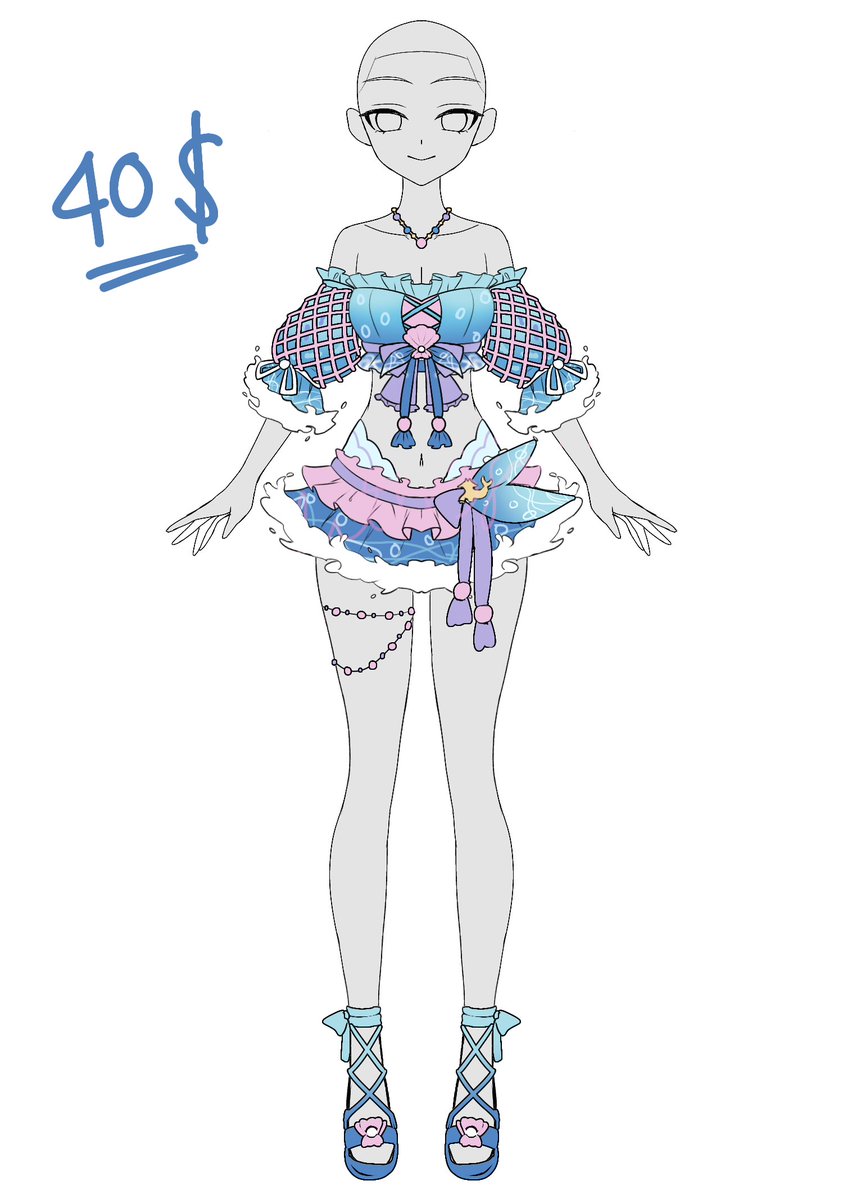 littl3jan's tweet image. Sea Outfit Adopt! 

 Price: 40$

🌊  holds accepted!
🌊 Just comment or send a message if youd like to get her!

Likes and RTwts are appreciated! 

#vtube #vtubers #adoptable #janadopps
