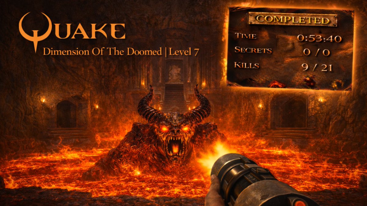 SSPJF19YT's tweet image. Quake I Dimension Of The Doomed I Level 7
youtube.com/watch?v=l6kW0L…

Like, comment for more Quake, and subscribe if you’re new. Help my second channel hit 50!

#Quake #QuakeGameplay #RetroGaming #ClassicGames #Gaming #YouTubeGaming #SmallYouTuber #ContentCreator #GamingContent