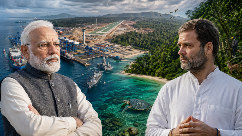 OpIndia_in's tweet image. ग्रेट निकोबार प्रोजेक्ट पर सोनिया और राहुल गाँधी के विरोध से छिड़ी नई बहस

क्या राष्ट्रीय सुरक्षा की कीमत पर राजनीति कर रही है कॉन्ग्रेस?

@Vivekanand2404 से जानें चीन का कनेक्शन

hindi.opindia.com/national/rahul…