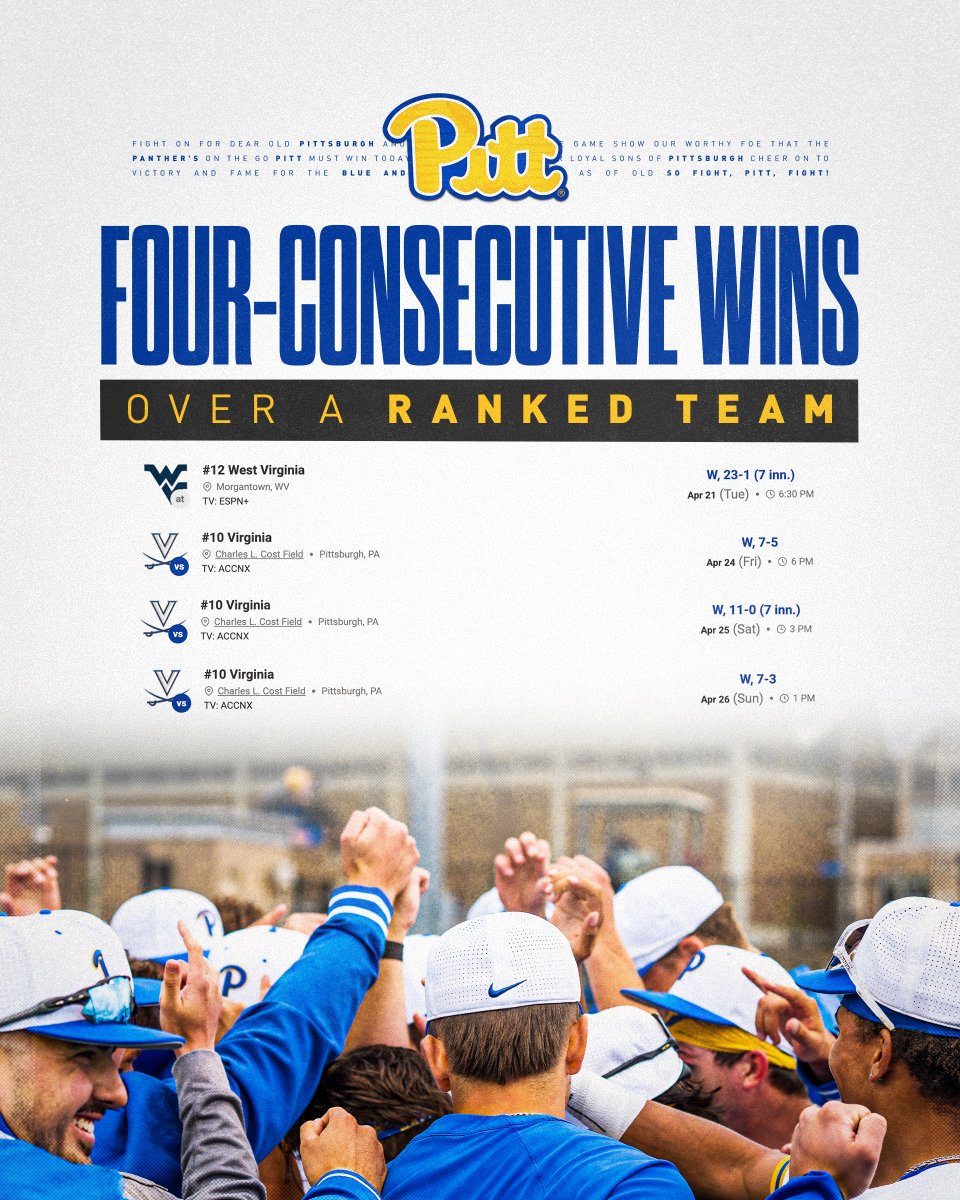 Pitt Baseball tweet media