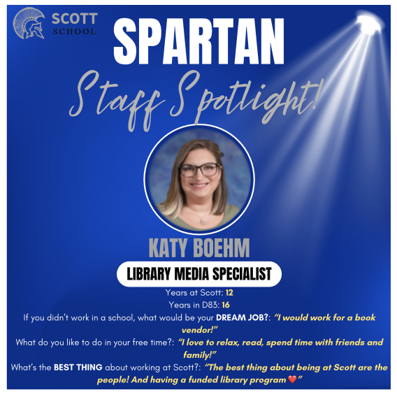 D83Spartans's tweet photo. A new week means a new staff member in the spotlight!
#ShiningSpartans https://t.co/DYySRcVFqL