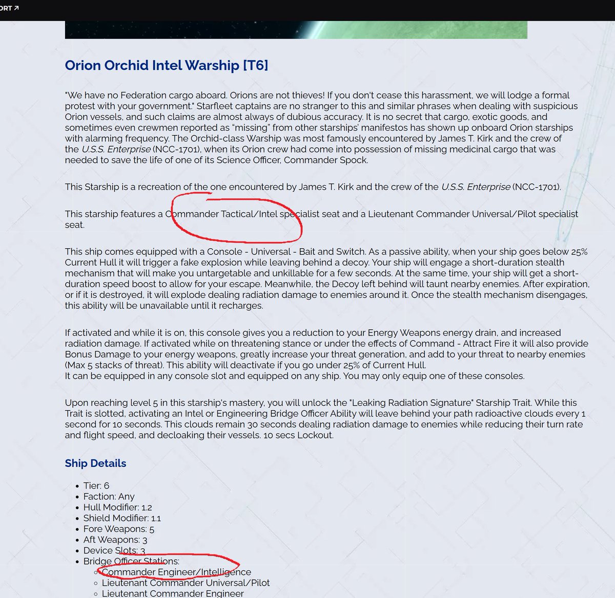vonOhzu's tweet photo. @trekonlinegame Proof reader stayed with DECA huh? https://t.co/5s5JqfuWrU