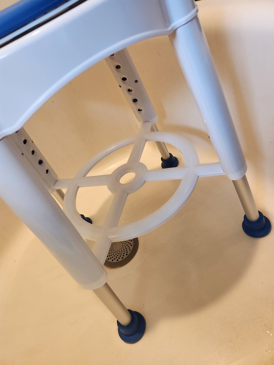 aepell17's tweet photo. Since I had foot surgery, I have to have a shower chair. I think this is going to be a good chair, it reminds me of... something. I can't quite put my shoulder on it

#WarriorNun #SaveWarriorNun https://t.co/I27NvGpcIT