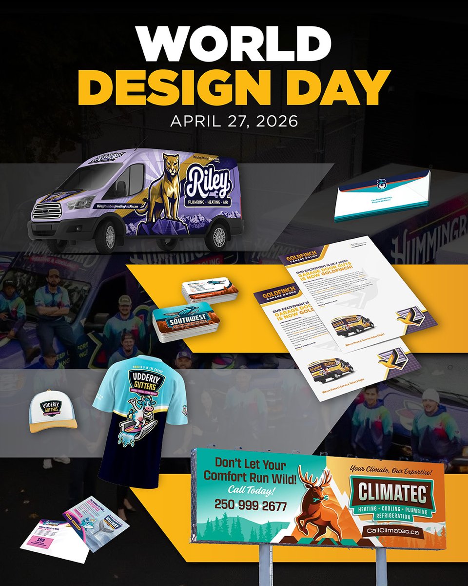 On World Design Day, we’re celebrating the power of thoughtful, intentional design, and the brands that understand it’s not just decoration—it’s strategy. 🎨  #worlddesignday