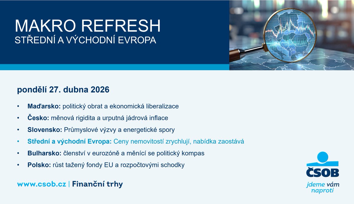 Analytici ČSOB tweet media