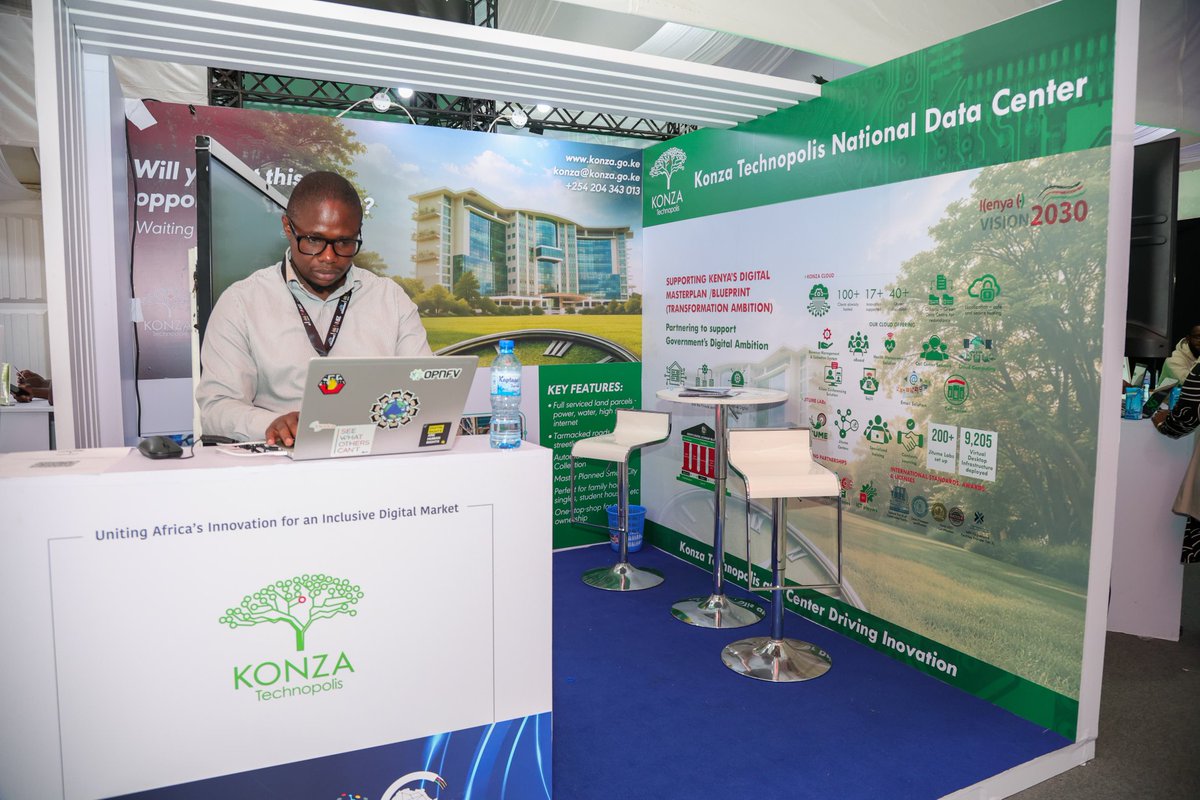 konzatech's tweet photo. Have you visited our booth at the Connected Africa Summit 2026? 👀

Step into Konza Technopolis and discover how Africa’s Silicon Savannah is shaping the future of smart cities, digital infrastructure, and innovation.

From the Tier III National Data Centre to investment-ready opportunities across technology and enterprise, there’s so much to explore.

Come by, connect with us, and be part of the journey
 #ConnectedAfricaSummit2026 #SiliconSavannah