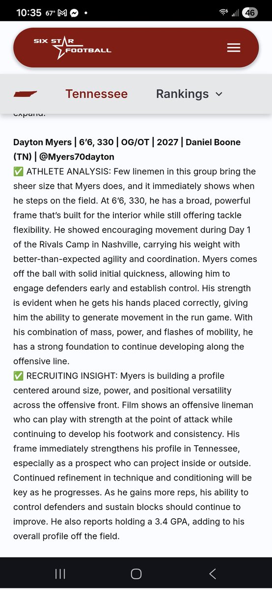 Dayton myers tweet media
