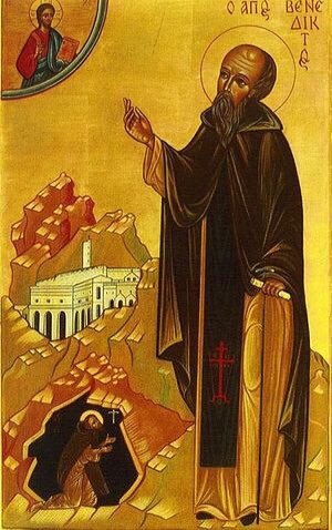 St. Benedict Was Tormented by Lust and Threw Himself Into Thorns to Escape Temptation

Benedict of Nursia was born in 480 AD into comfort and privilege. He walked away from all of it. He gave up everything... wealth, status, a future in Rome... just to live alone in a cave and