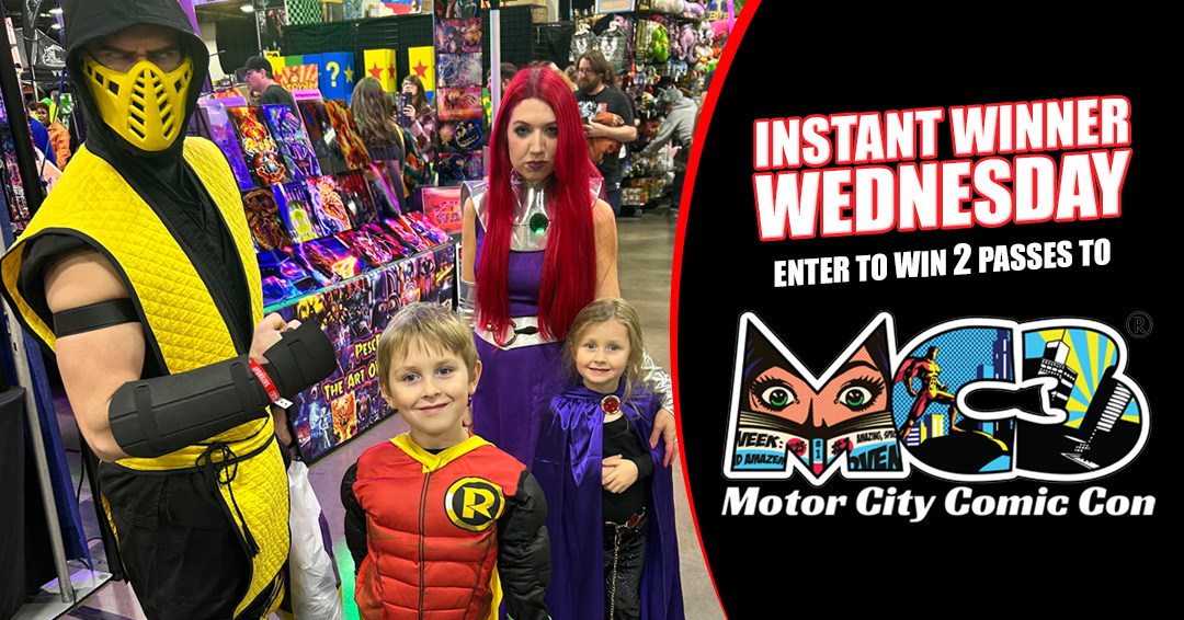 JournalCG's tweet photo. 🎟️ GIVEAWAY ALERT!

Enter to win passes to Motor City Comic Con — Michigan’s ultimate pop culture event featuring celebrity guests, comic creators, cosplay, and more! 

Enter now: https://t.co/koQlkJkli1

Get event details &amp; tickets: https://t.co/9XR1EbjGgT https://t.co/9sUmpH79jq