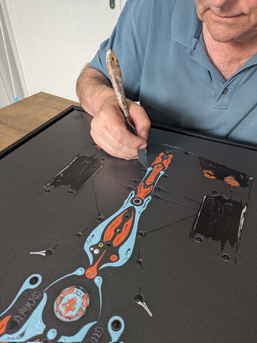 DavidTyers9's tweet photo. Just need to add varnish and this piece will be finished. Feel free to get in touch about embellished Canvas print options.

#F1Art https://t.co/U7OIkmlv0n