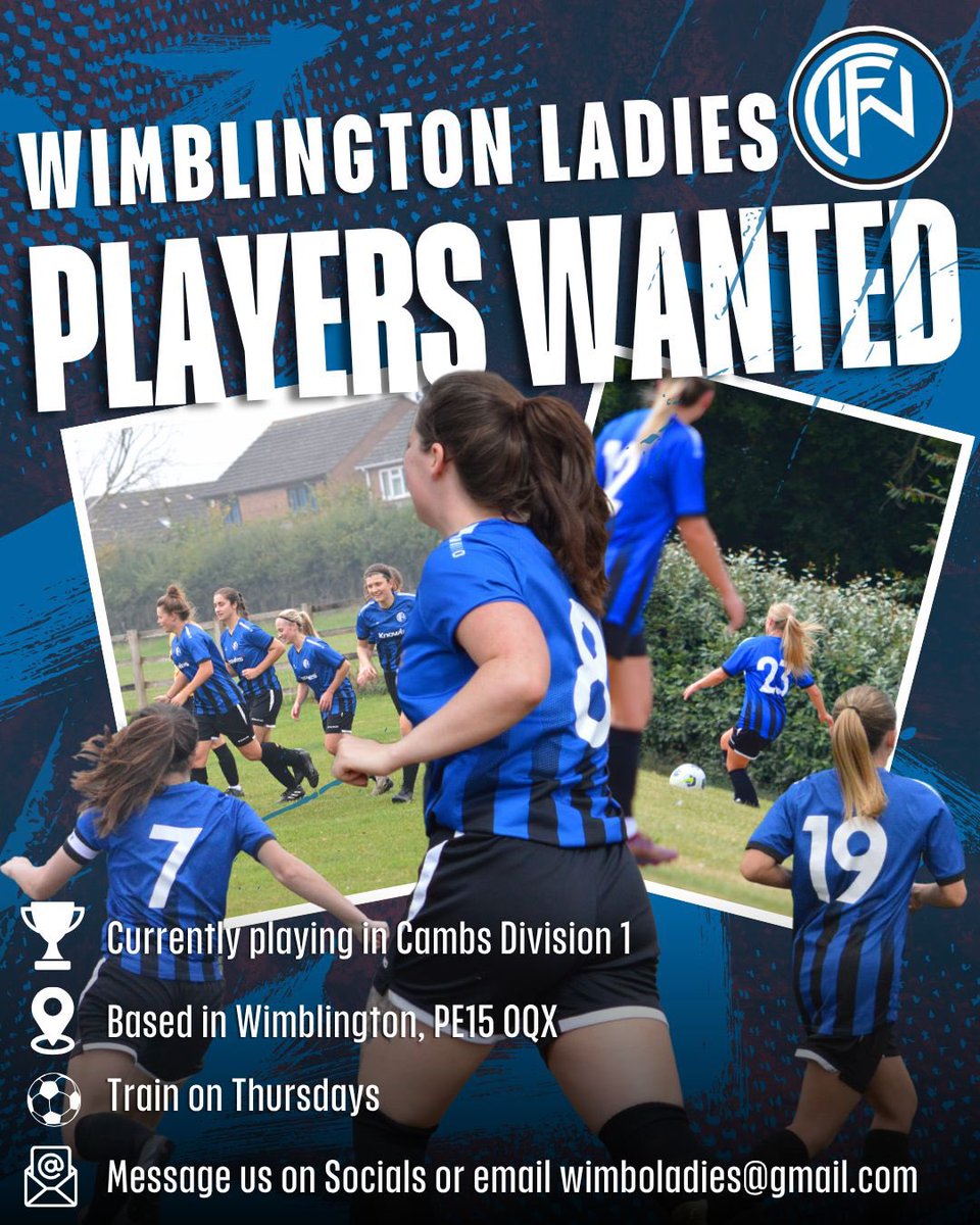 Rebuilding our squad after a tough season with injuries 🤝 <a href="/WimboLadies/">Wimblington FC Ladies</a>