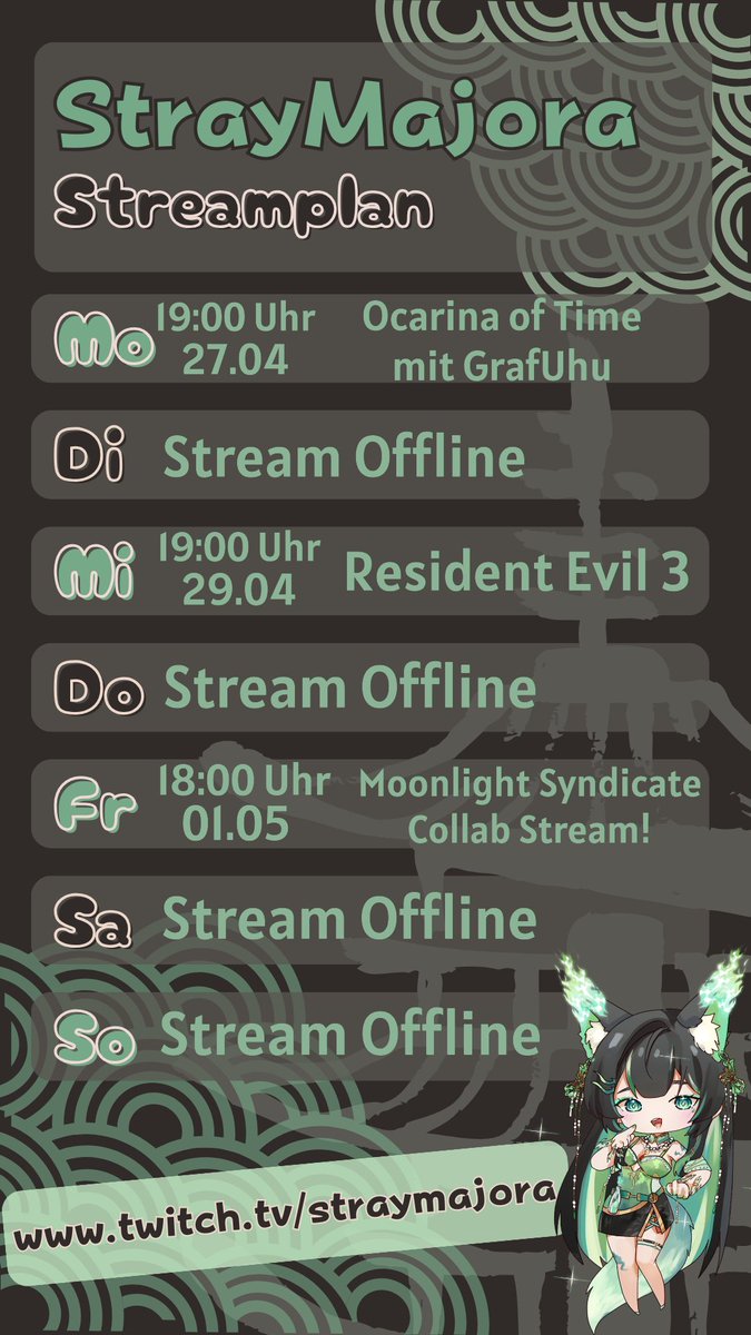 StrayMajora | GER Vtuber 💚🦊 tweet media