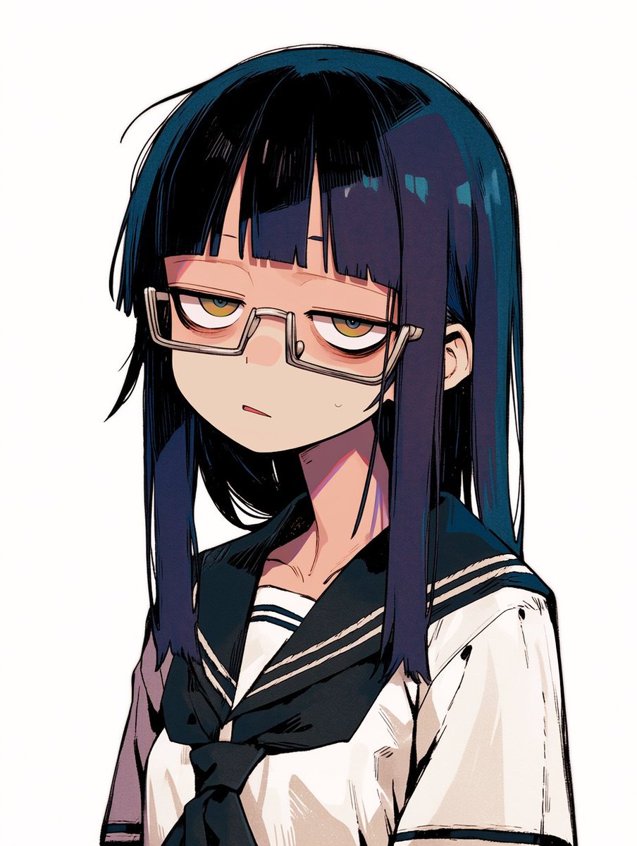 『ジト目女子物語』 眼鏡女子