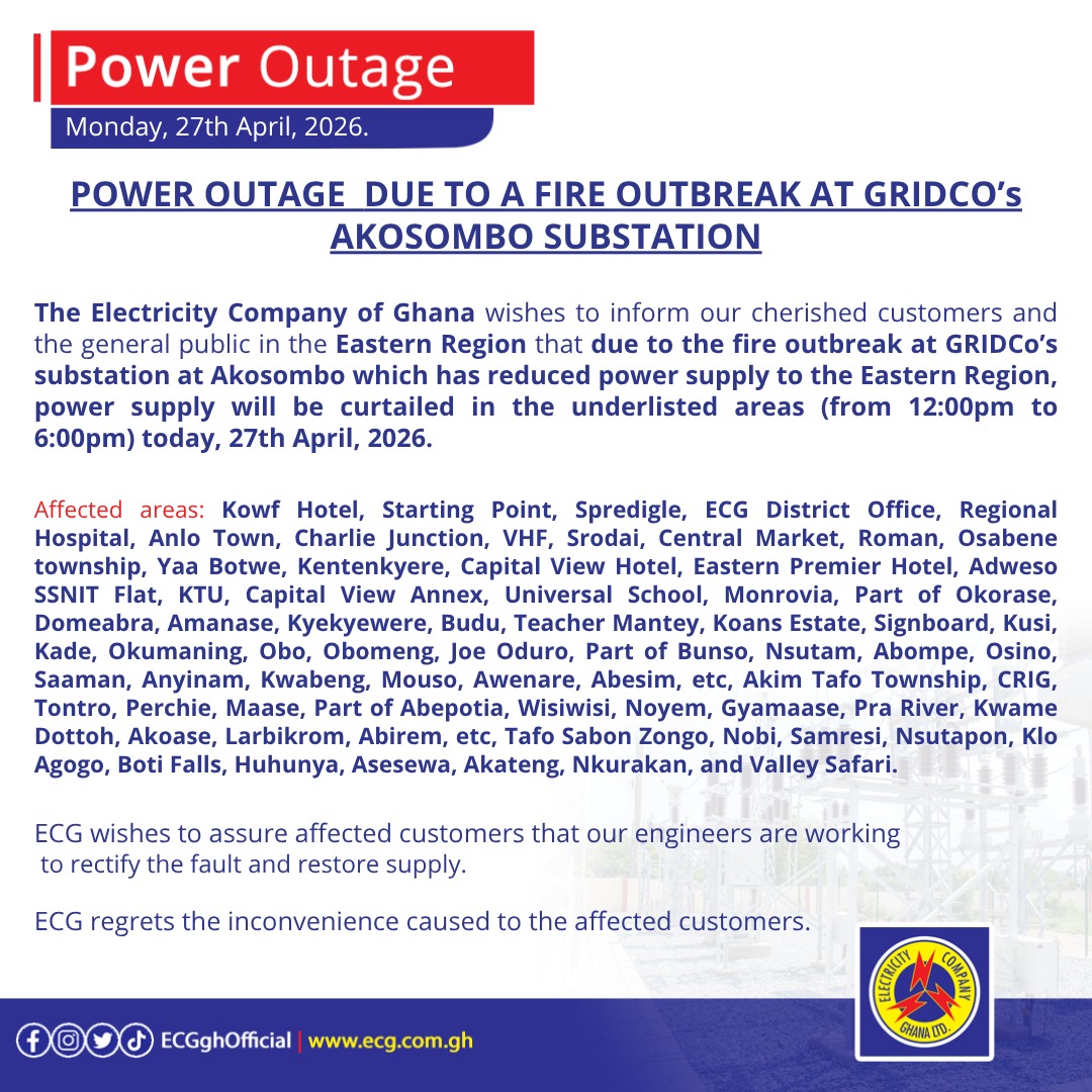 Electricity Company of Ghana Ltd tweet media