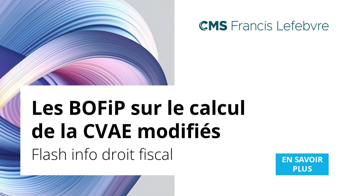 CMS Francis Lefebvre tweet media