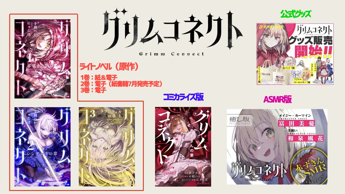 『グリムコネクト』公式　原作&コミック1巻３/25同時発売 tweet media