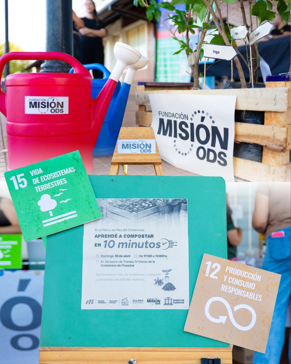MisionOds's tweet photo. ¡Aprendé a compostar en sólo 10 minutos! 🌱🍂

En el marco del Mes del Compostaje, participamos de la actividad organizada por la Subsecretaría de Economía Circular de la provincia, un espacio  para acercar herramientas simples que nos ayuden a cuidar el ambiente desde casa. 🪴 https://t.co/NKnjoiN4nU