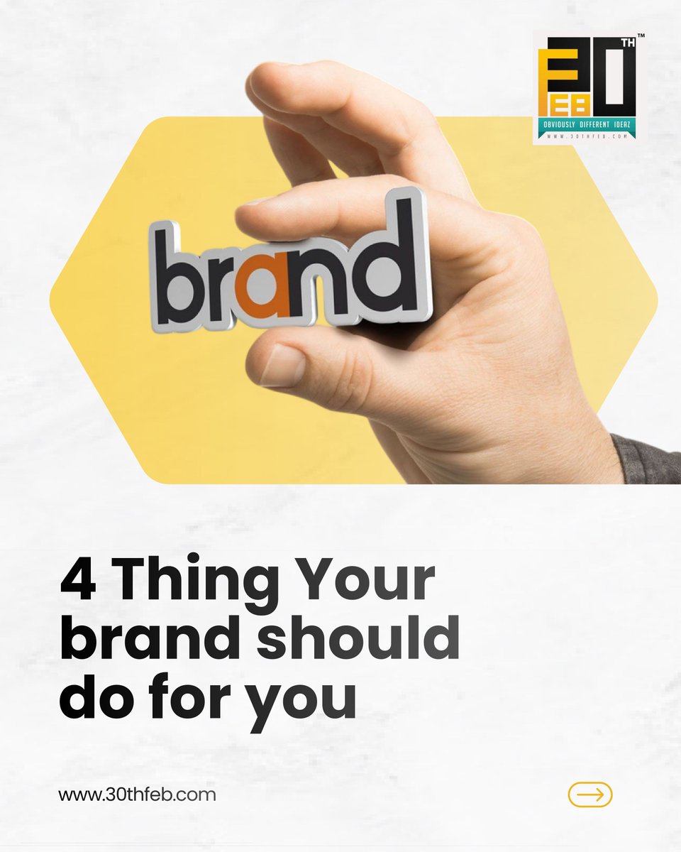 30thfeb's tweet image. What is your brand really doing for you?

Because a strong brand doesn’t just exist, it works. It builds recognition, creates differentiation, communicates your stand, and attracts the right people.

#BrandThatWorks #DigitalBranding #brandingtips