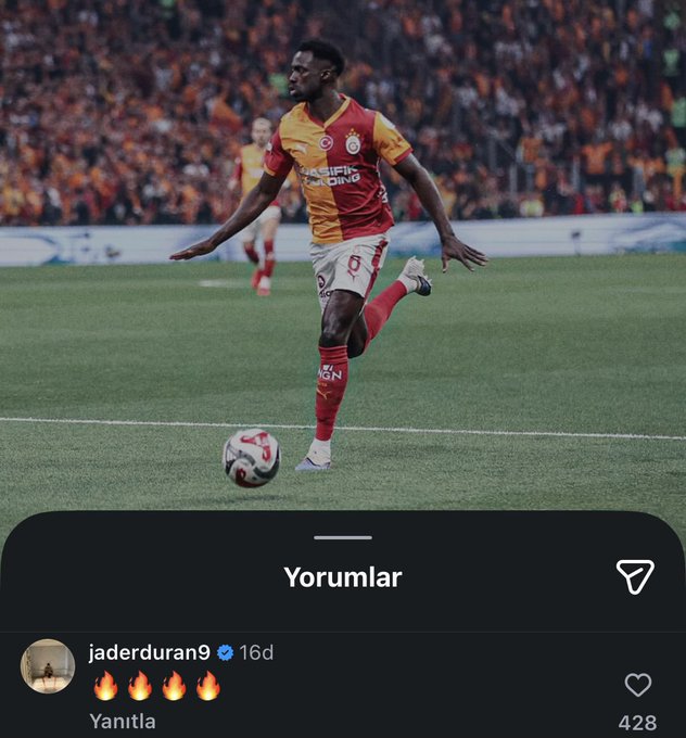 futboldurhayat's tweet photo. Jhon Duran, Davinson Sanchez'in paylaşımını beğendi
#GSVFB #GSFB #FBVGS https://t.co/AfOQMqw4Jt