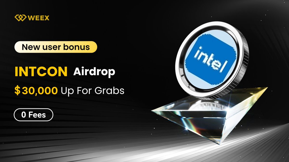 WEEX_Official's tweet image. 🎁 $INTCON airdrop: 30,000 USDT!Enjoy 0-fee trading and unlock multiple rewards!

📅 04/27/2026, 11:00:00 - 05/04/2026, 11:00:00 (UTC)

👉 Join:bit.ly/4eaWW0T
👀 Follow: @WEEX_Official
❤️ RT + LIKE

#Airdrop #blockchain #tradetoearn #bitcoinprice #ethereumprice