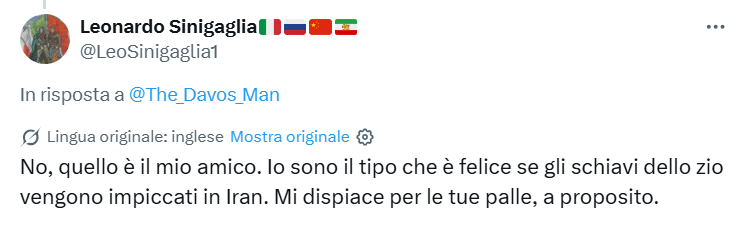 Saluto i coglioni tweet media