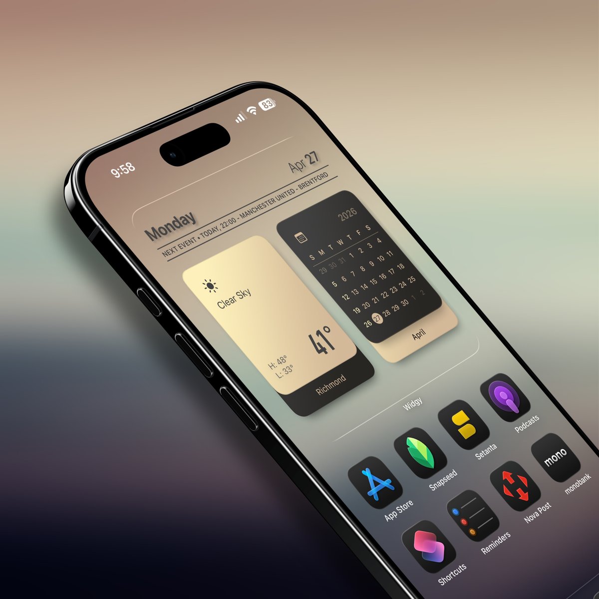 Hewoood's tweet image. Easily refresh your iPhone: widget - Richmond Gold pack, click to download now ko-fi.com/s/af1be7302f 
Wallpaper - Pinterest

#IOS26 #wallpapper #ios #iphonewallpaper #iphonesetup #customatization #Widgy #widget #homescreen #setup #iphonetheme #phone #iphone