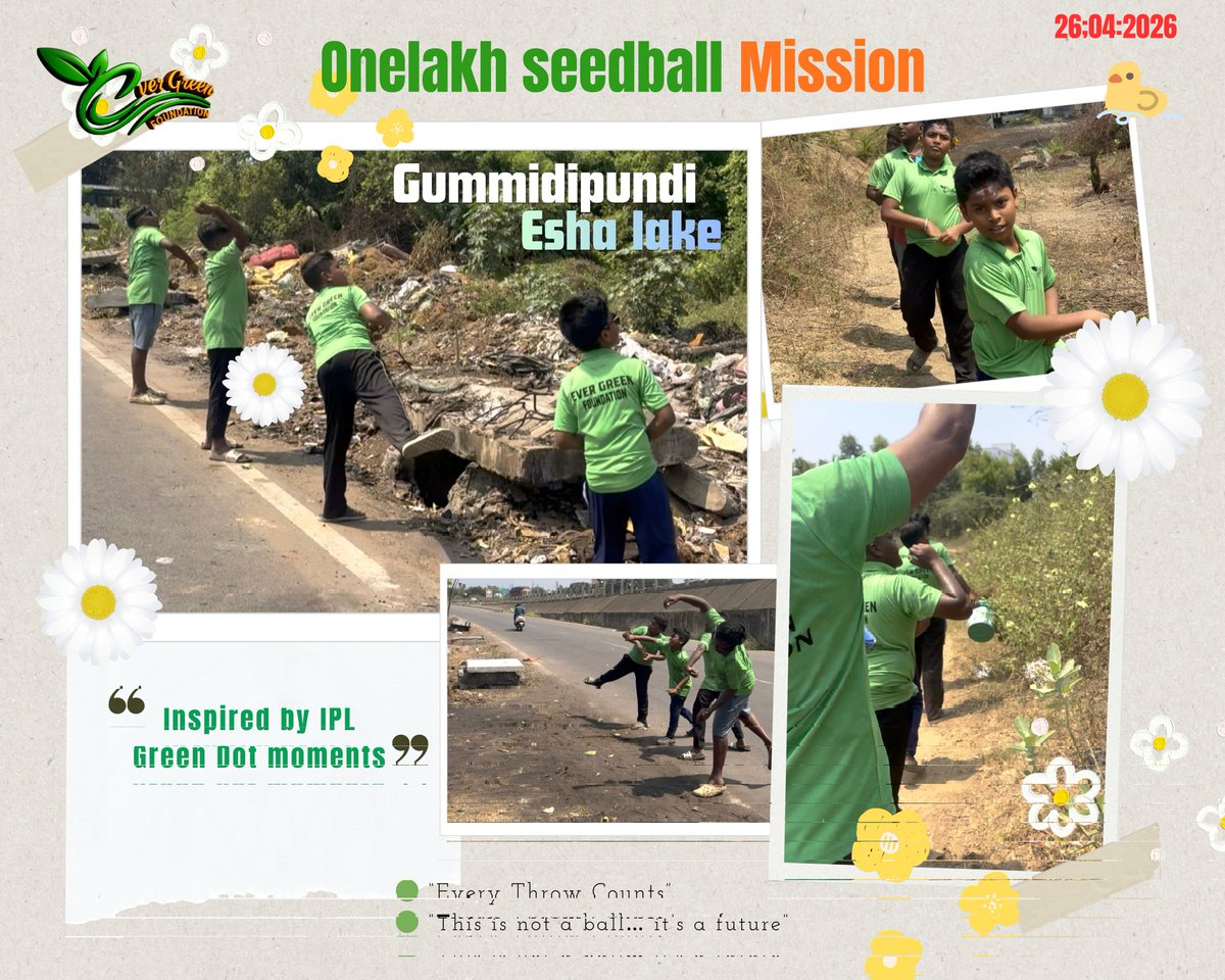 EvergreenFound's tweet photo. Every Throw Counts 🌱
🟢 Not just a ball… it’s a future 🌍
#SeedballMission
#sdg15
#GreenFuture
#PlantTrees https://t.co/UusX8gnh5P